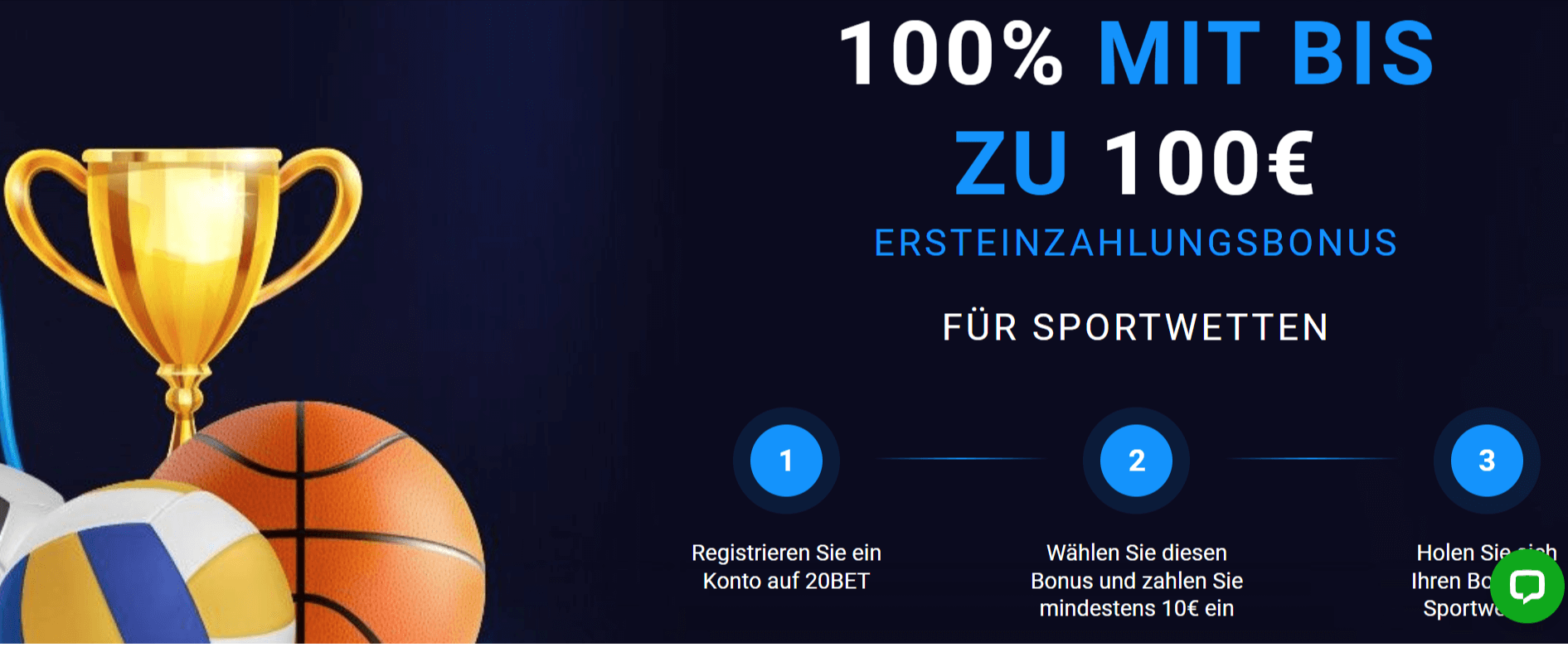 bonus 20bet germania